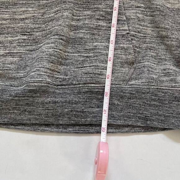 PINK Victoria's Secret Oversized Quarter Zip Sweatshirt in Gray/Black, Size M - Picture 16 of 16